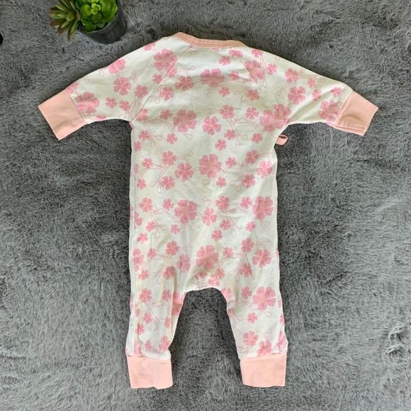 Monica + Andy Baby Kimono Cherry Blossom One-Piece - 0-3 months - Picture 3 of 4